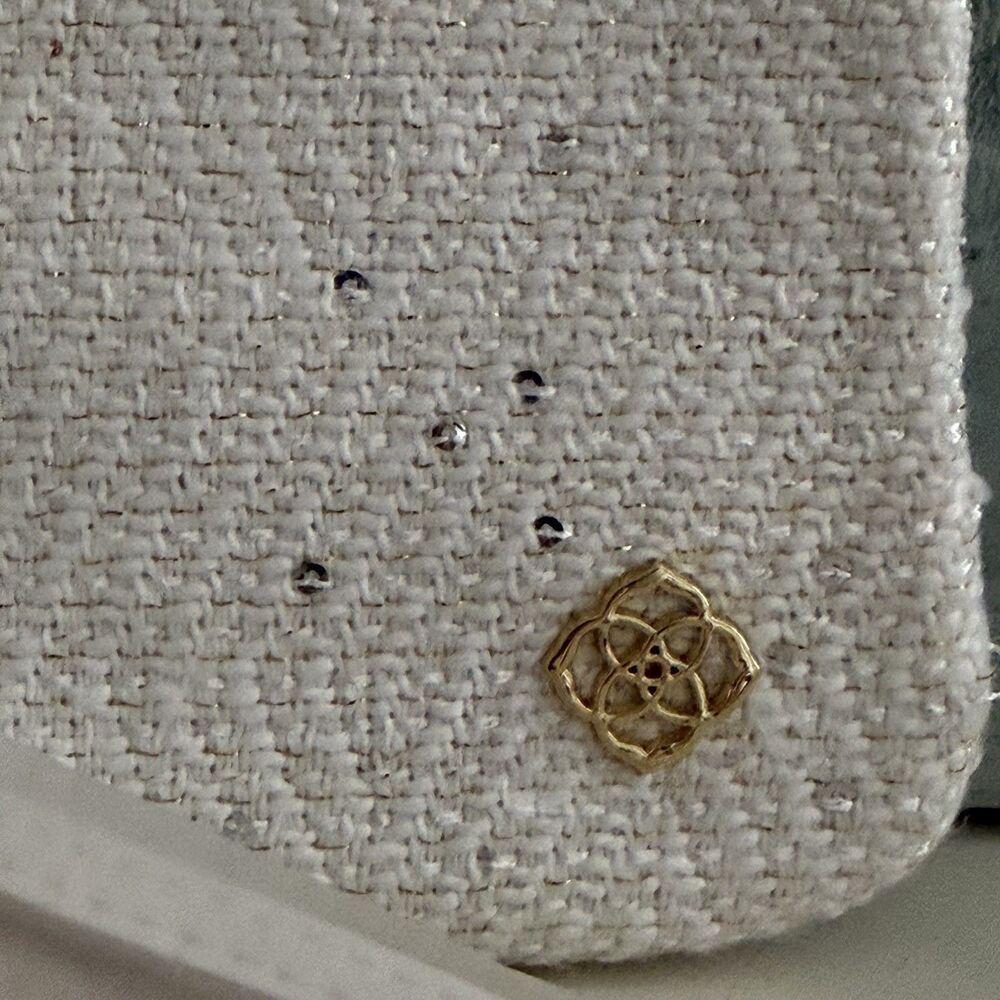 Kendra Scott Tweed Pouch Travel Mini Wristlet NEW - Picture 3 of 10